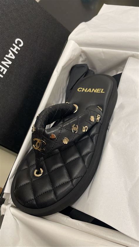 chanel flip flops 2022|Chanel sandals for summer.